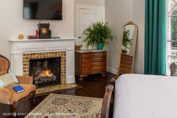 Amelia Island Williams House fireplace