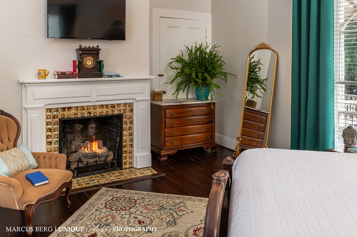 Amelia Island Williams House fireplace