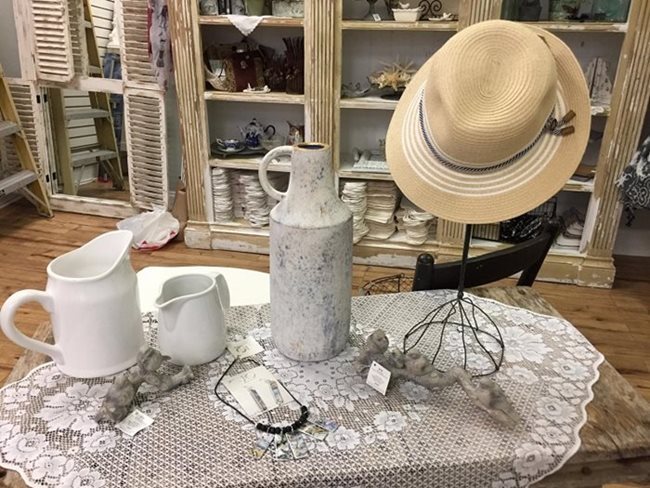 Amelia Linen and Wood