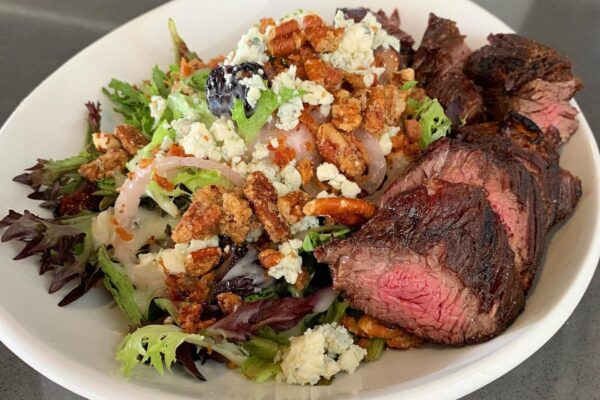 The Boat House meat and salad