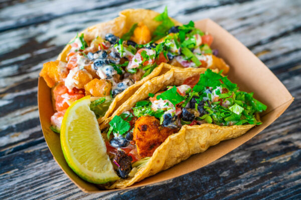 Timoti's Seafood Shak tacos